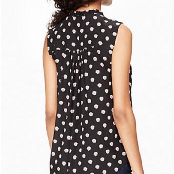 Kate Spade ditzy pleated top - Picture 2 of 8